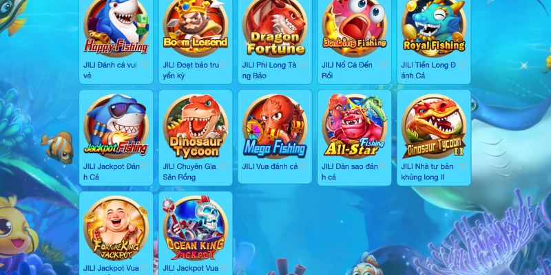 JILI là đơn vị phát hành game bắn cá Vin777 nổi tiếng