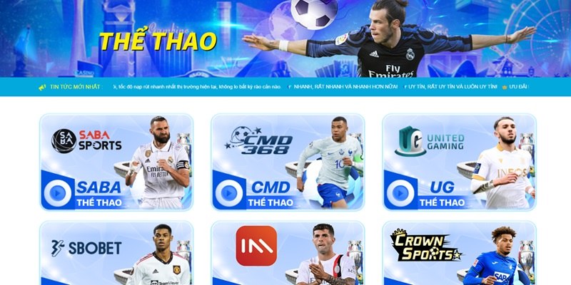 Chuyên mục cược thể thao với đa dạng hình thức chơi